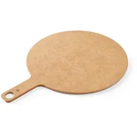 HENDI Pizzabrett Holz mit Griff 40,6 x 6 cm Braun