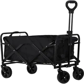 Kraft Bollerwagen faltbar 90L schwarz
