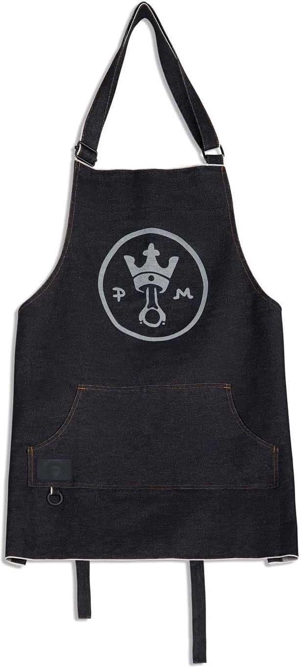 Selvedge Black â?? Unisex Apron, Candiani Black Color Denim - Noir - Taille unique