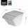 SmartStore Aufbewahrungskiste Stack-it M 39 x 39 x 37 cm 1-tlg. grau/weiß