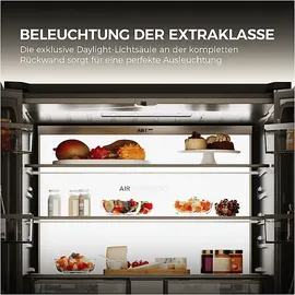 Haier HCR79F18CHMB French Door (700 l, 1825 mm hoch, Schwarz)