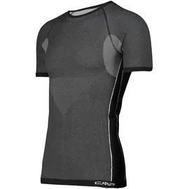 CMP Nahtloses Herren-T-Shirt Schwarz S
