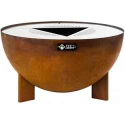 Feuerschale Gartenfeuer Trio Rost-Optik
