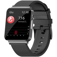 INF Smartwatch für Herren Damen, Smartwatch mit EKG, Puls, Blutsauerstoff, Schlafmonitor, Benachrichtigungen über Anrufe, verschiedene Sportmodi