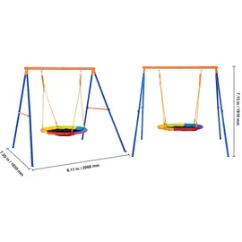 Vevor Schaukel-Set mit Tellerschaukelsitz 101,6 cm Stahl