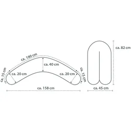 Theraline Das Original Mikroperlen punkte grau