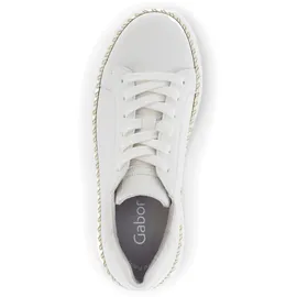 Gabor Plateausneaker Damen Gold/Weiß 42