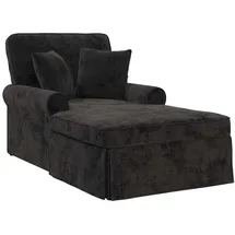 vidaXL ARES Chaise Lounge schwarz