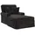 vidaXL ARES Chaise Lounge schwarz