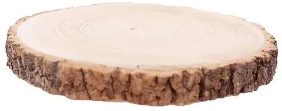 Deko Holzplatte natur 31cm