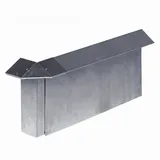deufa fallen-produktions- und vertriebs gmbh Eckverbinder für Schneckenabwehrblech, verzinkt, silber (1 Stück)