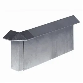 deufa fallen-produktions- und vertriebs gmbh Eckverbinder für Schneckenabwehrblech, verzinkt, silber (1 Stück)