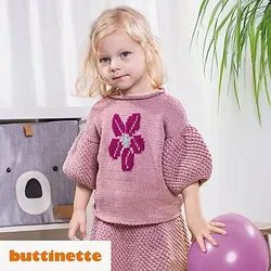 Strickanleitung – Mädchenpulli aus Woll Butt Mirco
