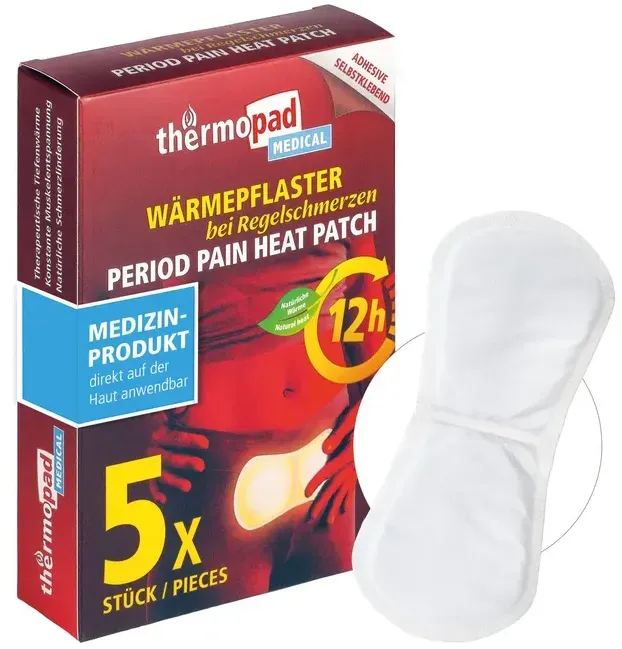 Thermopad Wärmepflaster b. Regelschmerzen - 5er-Box