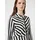 Y.A.S Hemdblusenkleid Schwarz/Weiß S