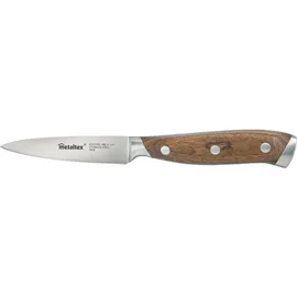 Metaltex Heritage Schälmesser 8 cm Holzgriff Silber