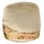 Papstar Schalen Palmblatt 350 ml 25 St. Natur Quadrato