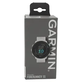 Garmin Forerunner 55 mit Silikon-Wechselarmband weiß