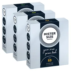 Mister Size «Probierpack S» (47mm, 49mm, 53mm) Maßkondome (9 Kondome) 9 St