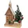 ECD Germany Dekorative Holz-weihnachtshaus Led-beleuchtung, 27x11x44 cm,