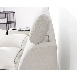 Fun Möbel Boxspringbett Bett NESTOR 180x200cm in Stoff Dress Me Grau Set.1 - Grau