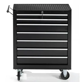Tech-Craft Werkstattwagen, Schwarz, 7 Schubladen, ca. 62 x 33 x 78 cm