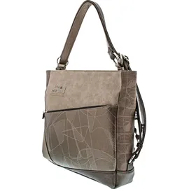 Anekke Sophia Schultertasche Polyurethan Braun/Weiß/Bronze/Mehrfarbig