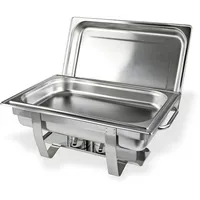 Speisenwärmer 1 Schale Speisewärmer Buffetwärmer Warmhaltebehälter Chafing Dish