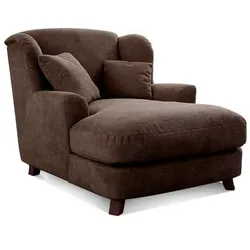 sit & more Longseat-Sessel Asado Stoff Braun Espresso