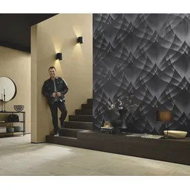 Erismann Vliestapete 10374-15 Fashion for Walls 4 gafisch schwarz 10,05 x 0,53 m