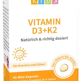 Cellavent Healthcare GmbH White Omega Kids Vitamin D3+K2 Kapseln 45 St.