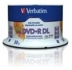 Preisvergleich Produktbild Verbatim 50 x DVD+R DL