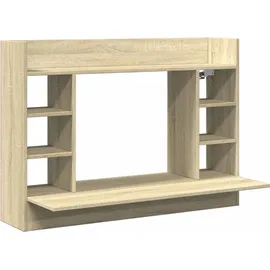 vidaXL Wand-Schreibtisch Sonoma Eiche 105x48x75 cm Holzwerkstoff