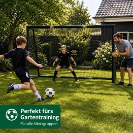 Umbro Fußballtor Schwarz 300 x 200 x 120 cm