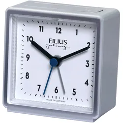 Quarzwecker FILIUS ZEITDESIGN, silber (silberfarben), Wecker, Made in Germany
