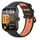 Colmi P86 BT 44,30 mm Kunststoffgehäuse Schwarz Silikonarmband Schwarz One Size
