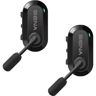 Sena BiKom 20 Outdoor Kommunikationsystem, Leichter Mesh Kommunikator mit nur 20 Gramm Gewicht (Schwarz, Doppelpack)