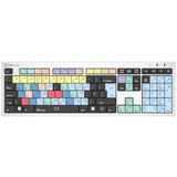 LogicKeyboard Cubase & Nuendo PC Silver Slim Line, USB, UK (LKB-CBASE-AJPU-UK)