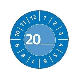 Avery Zweckform Prüfplaketten 7903 blau 80 St.