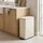Songmics Mülleimer Küche 50 l Creme