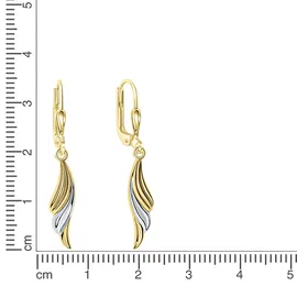 Fascination by Ellen K. Ohrhänger mehrfarbig 585/- Gelbgold one-size