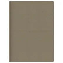 vidaXL Zeltteppich 400x600 cm Taupe