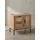 KADIMA DESIGN Waschbeckenunterschrank Eiche-Optik 60 x 60 x 40 cm mit Tür und Schubladen Braun