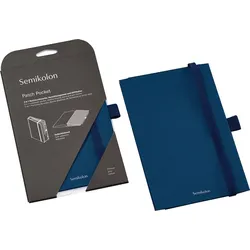 Semikolon Patch Pocket A5 meerblau