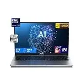 AOC AI Gaming Notebook, 16,1 Zoll (40,6 cm) Laptop mit Intel Core Ultra 5 125U, Laptop mit beleuchteter Tastatur, 16 GB DDR5 1 TB SSD, UHD Laptop (AI: Copilot) unterstützt WiFi 6, Typ_C, BT5.2