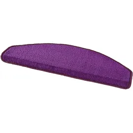 HANSE HOME Fancy – Treppen-Teppich Treppenmatten, Selbstklebend, Stufenteppich, Treppenstufen Lila, ca. 23x65cm 15 Stück,