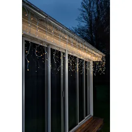 Konstsmide Lichtervorhang LED 13 m weiß