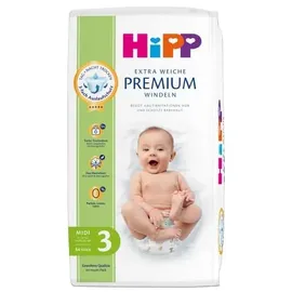 HiPP Extra Weiche Premium Windeln Midi 3 54 Stück