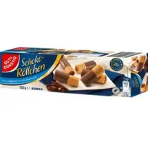 Gut&Günstig Schoko-Röllchen Vollmilch Kekse 125,0 g