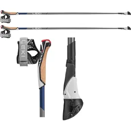 Leki Smart Flash 110 cm anthracite-midnightblue-darkmetallic-white